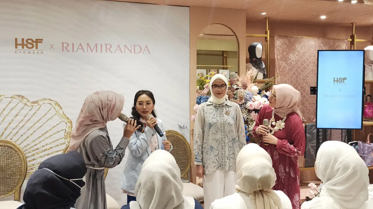 HSF Eyewear X Ria Miranda, Hadirkan Koleksi Kacamata yang Hijab Friendly