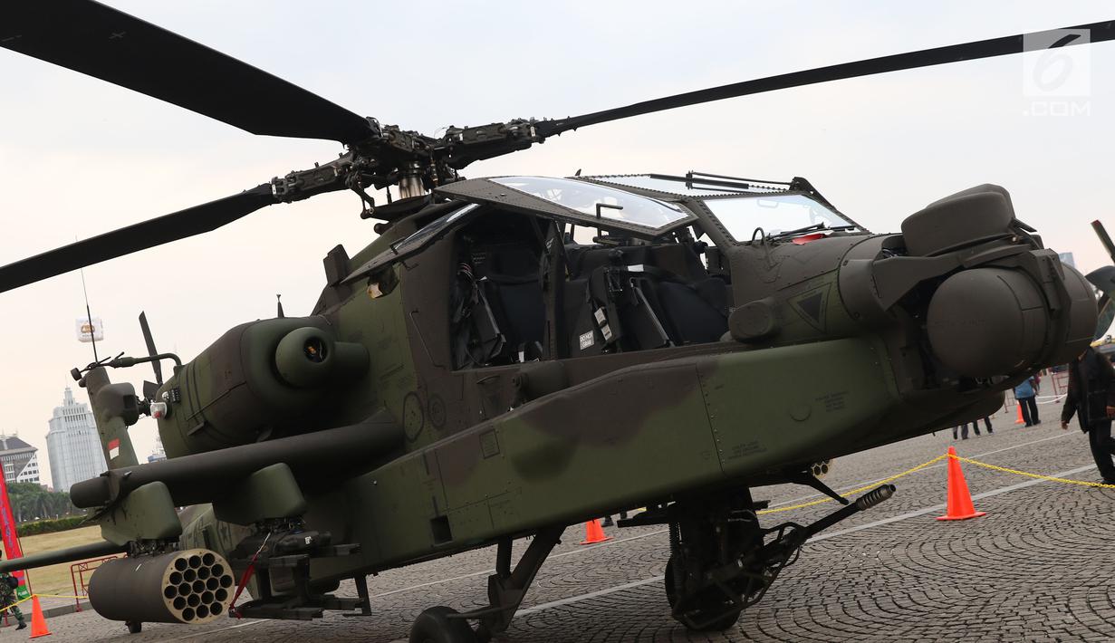 FOTO: Gaharnya Helikopter Apache AH 64E Milik TNI - News ...