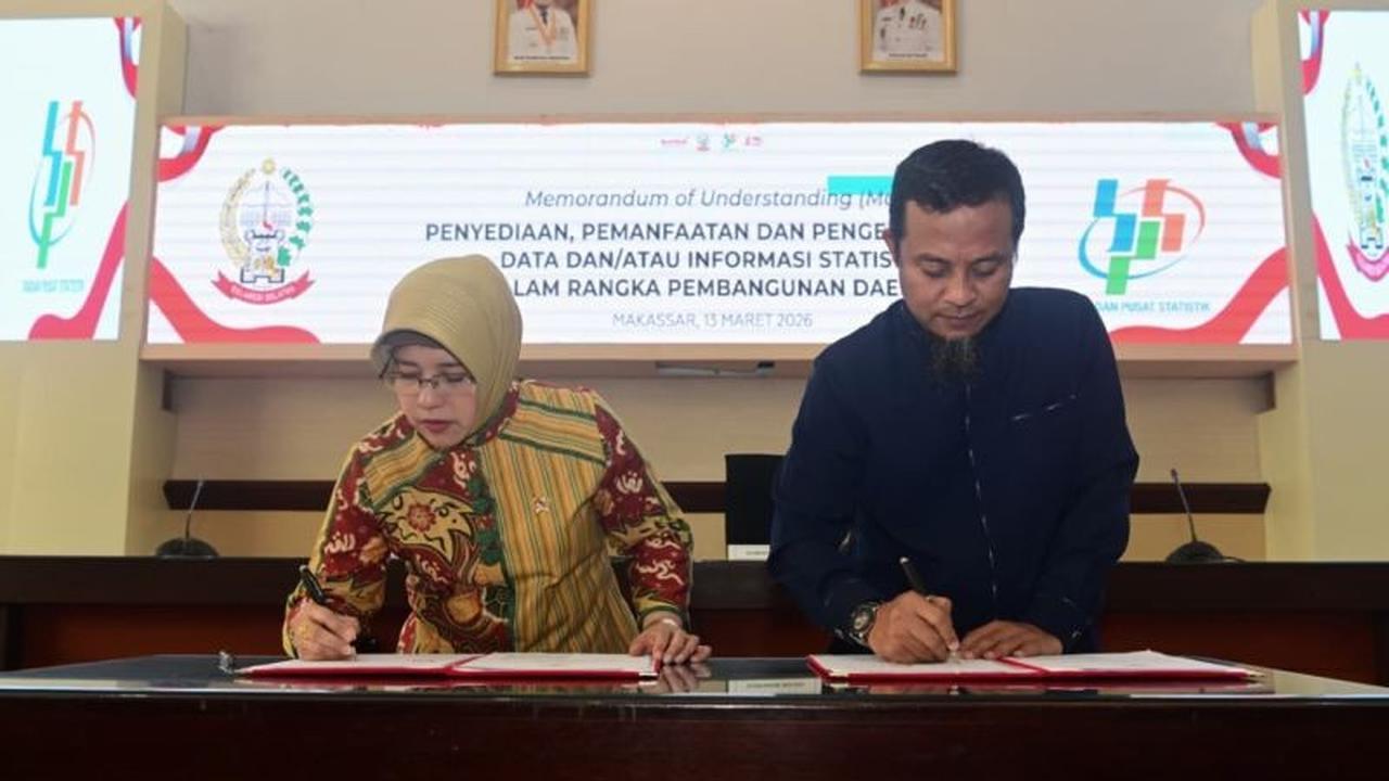 Kolaborasi Pemprov Sulsel dan BPS: Penguatan Data Statistik Sulsel Demi Kebijakan Pembangunan Tepat Sasaran