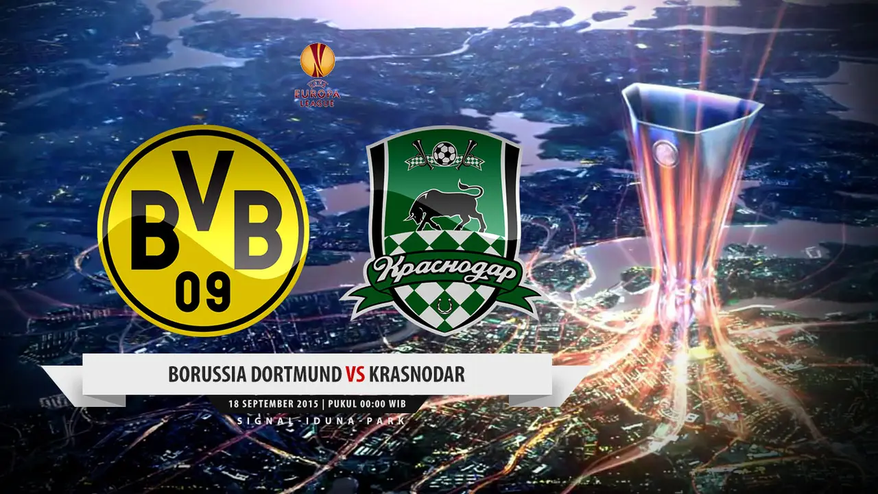 Prediksi pertandingan Borussia Dortmund vs Krasnodar (Liputan6.com/Yoshiro) 