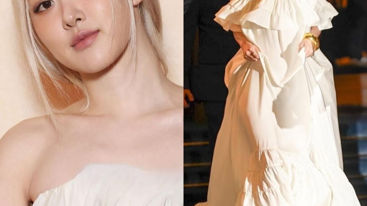 5 Potret Rose BLACKPINK Tampil Elegan di Paris Fashion Week, Gaun Putihn dengan Gaya Ala Barbie