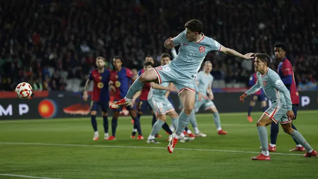 Foto: Drama Hujan 8 Gol Laga Barcelona Vs Atletico Madrid di Copa del Rey