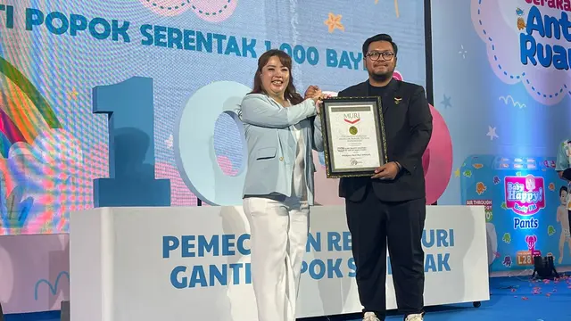 pemecahan rekor MURI untuk 1000 balita Indonesia