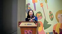 Bangun Ekosistem Inklusif, Veronica Tan: Anak Autisme Harus Diberi Wadah untuk Partisipasi. Jakarta (4/10/2025). Foto: Liputan6.com/Ade Nasihudin.