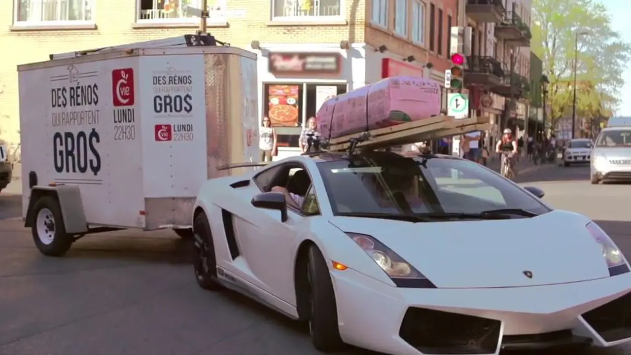 Lamborghini Gallardo jadi Kereta Gandeng
