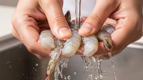 Cara Membersihkan Udang Segar agar Tidak Amis saat Dimasak/Gemini AI