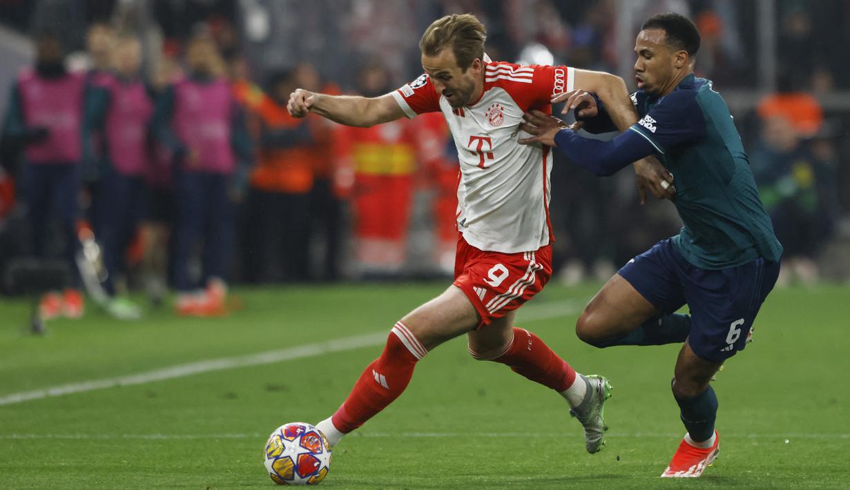 Bayern Munchen meladeni Arsenal dengan modal hasil imbang 2-2 di Emirates Stadium pekan lalu. (Michaela STACHE / AFP)