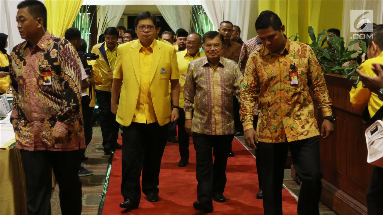 Wapres JK Beri Pengarahan di Rakernas Partai Golkar