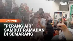 Satu kampung di Bustaman, Kota Semarang, Jawa Tengah, mendadak basah kuyup meski tak diguyur hujan dan tanpa banjir.