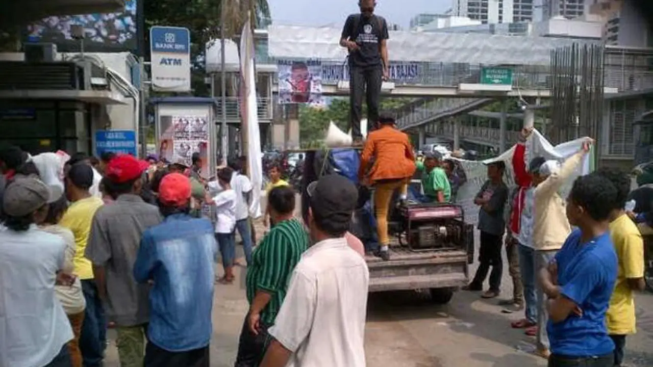 Kecelakaan dan Unjuk Rasa Warnai Kemacetan Jakarta Selasa Pagi