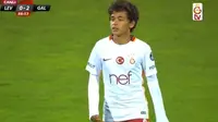 Mustafa Kapi debut bersama tim senior Galatasaray. (twitter.com/Galatasaray)