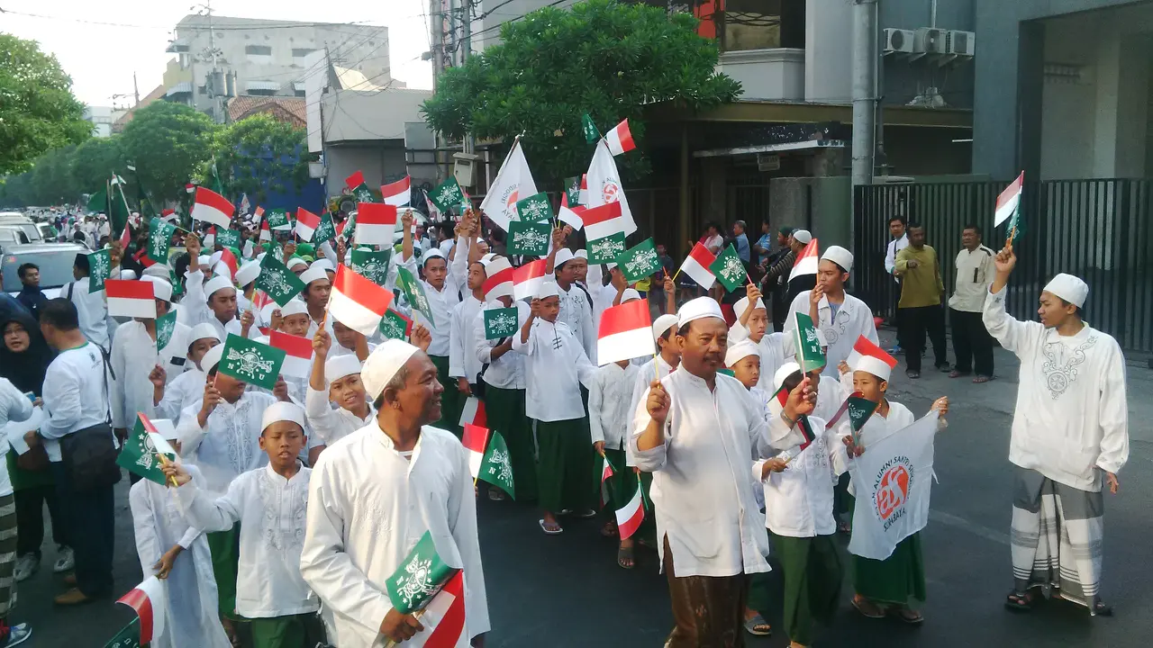 Sambut HSN, 5 Ribu Nahdliyin Ramaikan Kirab Resolusi Jihad