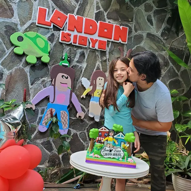 6 Momen Ulang Tahun London Abigail Dimitri ke-10, Putri Kedua Wulan Guritno