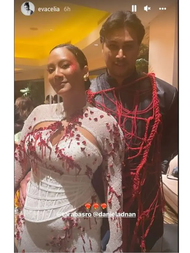 6 Potret Tara Basro di Gala Premiere Pengabdi Setan 2, Tampil Dramatis