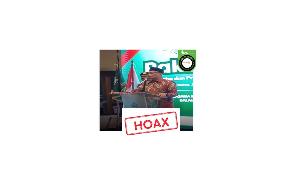 Cek fakta video bantuan Rp 3 miliar pada PMI