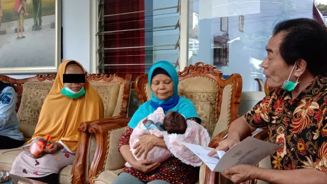 Bayi Syafitra, si cantik anak tahanan narkoba yang lahir di Banjarnegara. (Foto: Liputan6.com/Humas Pemkab Banjarnegara)