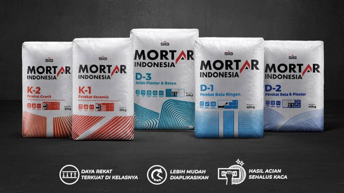 Mortar Indonesia, Produk Mortar yang Dikembangkan dengan Teknologi