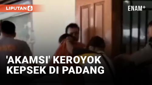 VIDEO: Viral! Kepala Sekolah SMA PGAI Padang Dikeroyok Preman di dalam Sekolah