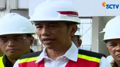Presiden meminta agar pembangunan bandara dipercepat terutama terminal penumpang dan landasan pacu.