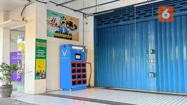 Lokasi BBS VinFast di outlet Planet Ban Jalan Agus Salim Kota Batu, Jawa Timur (Nurrohman Sidiq)