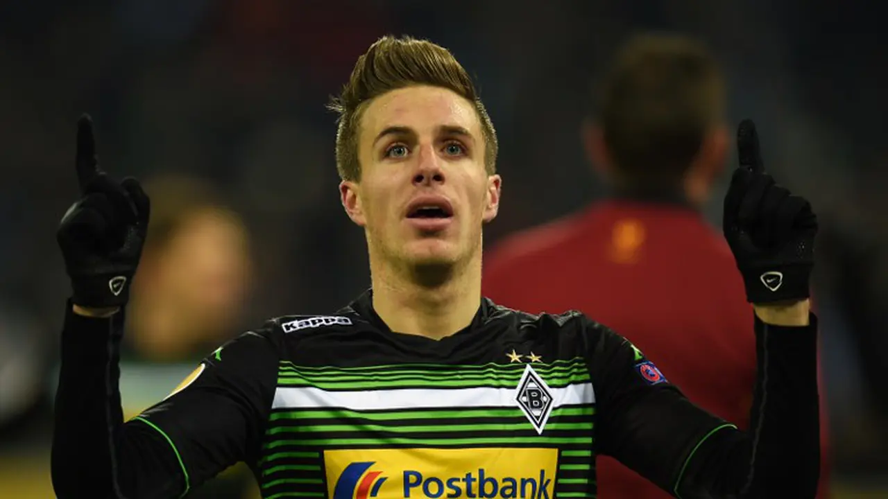 Gelandang Borussia Moenchengladbach's Patrick Herrmann