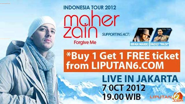 Asyik Beli Satu Tiket Maher Zain Gratis Satu Page 3 Showbiz Liputan6 Com