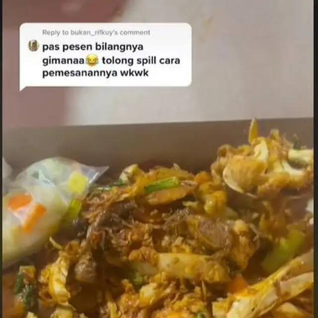 Warung Makan di Jakarta Sediakan Menu Nasi Goreng Tanpa Nasi