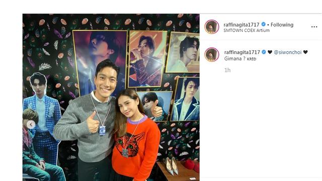 Nagita Slavina - Choi Siwon (Foto: Instagram/@raffinagita1717)