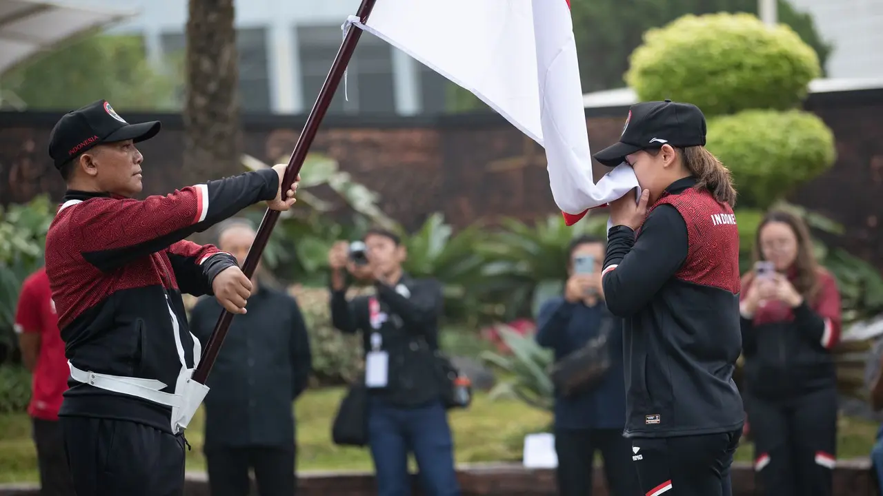 Pengukuhan Kontingen Indonesia untuk SEA Games 2023
