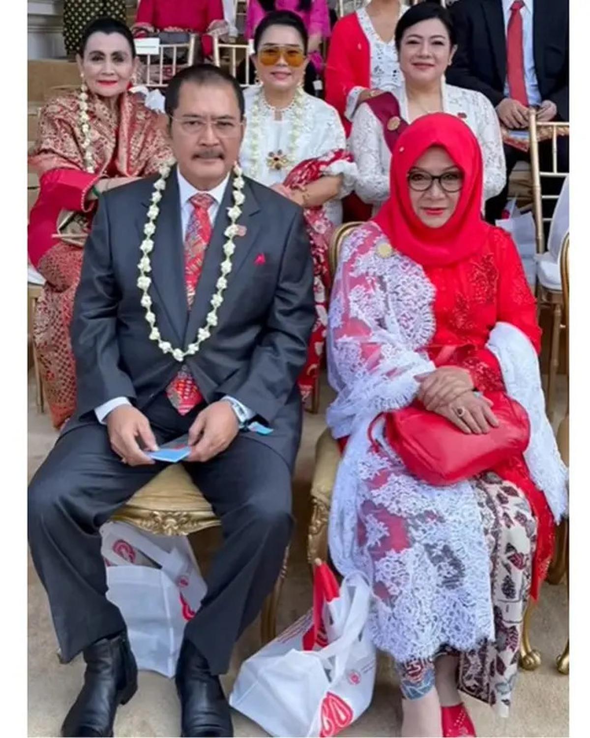 6 Potret Mayangsari Hadiri HUT RI di Istana Merdeka, Kompak Bareng Keluarga Cendana