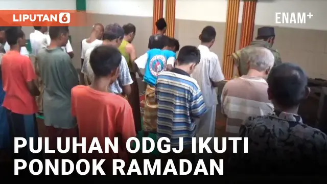 Puluhan ODGJ Ikuti Kegiatan Pondok Ramadan di Jombang