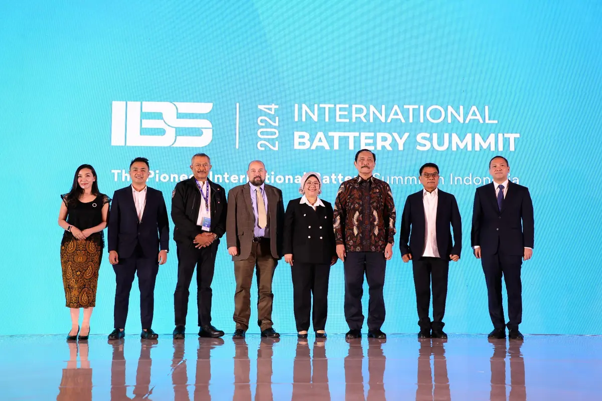 Menteri Koordinator Bidang Kemaritiman dan Investasi Luhut Binsar Pandjaitan menghadiri International Battery Summit 2024, Senin (29/7/2024). (Foto: Kemenkomarves)