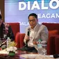 Direktur Urusan Agama Islam dan Pembinaan Syariah Adib, saat menutup acara Dialog Nasional Keagamaan dan Kebangsaan Pengarusutamaan Moderasi Beragama. (Istimewa)