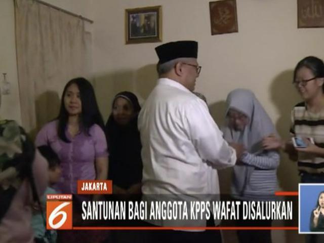 Kpu Salurkan Santunan Untuk Keluarga Anggota Kpps Yang Meninggal Dunia News Liputan6 Com