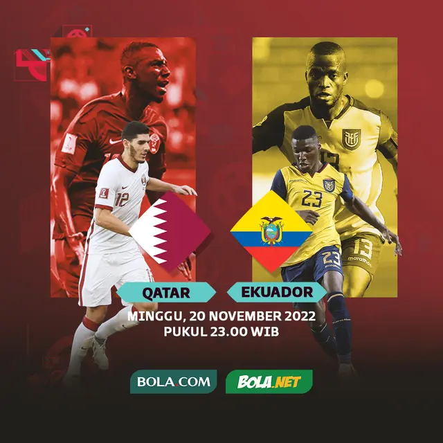 Piala Dunia 2022 - Qatar Vs Ekuador Alternatif