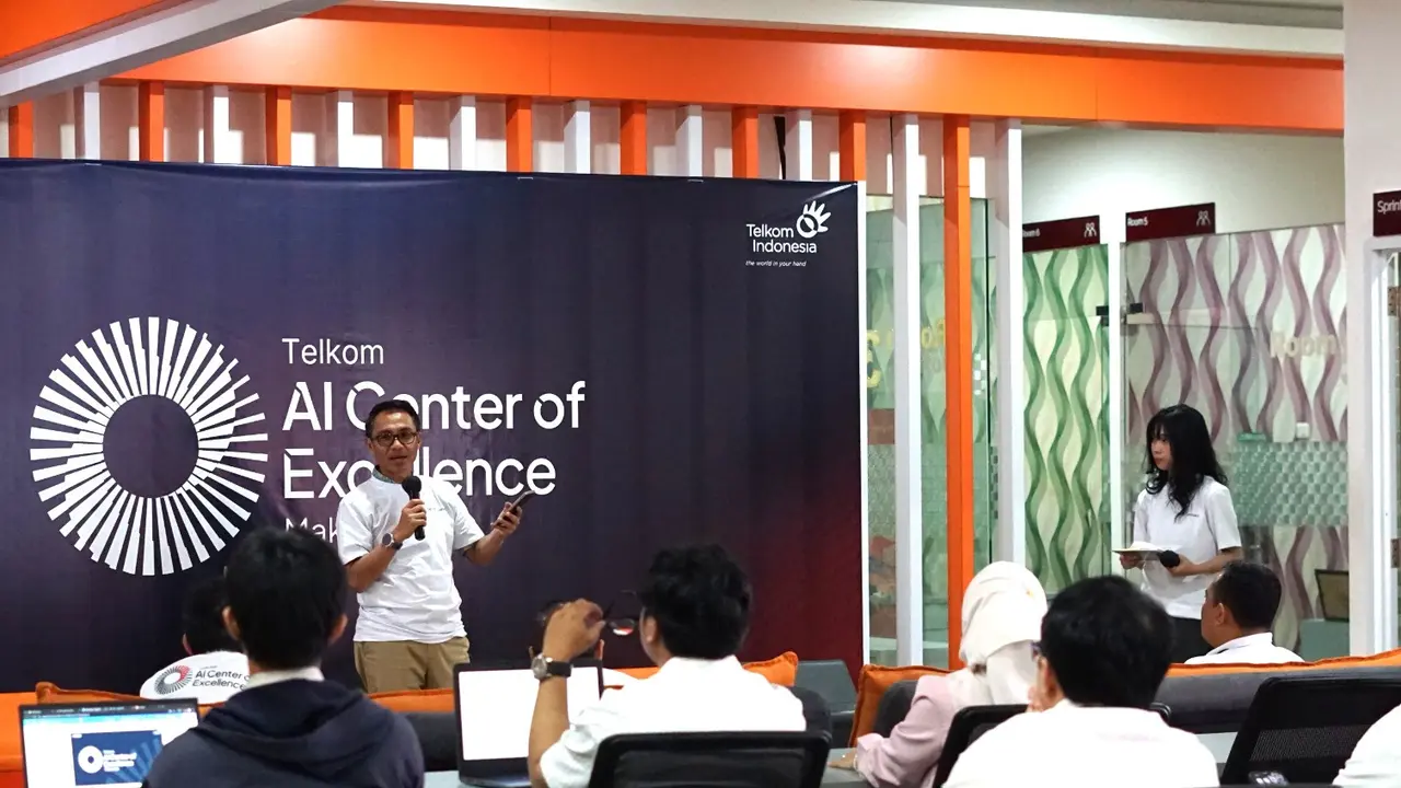 Telkom Perkuat Kapabilitas Developer di Makassar lewat AI Connect Offline Series