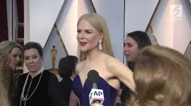 Oscar 2018, Nicole Kidman Tampil Cantik Tanpa Didampingi Suami