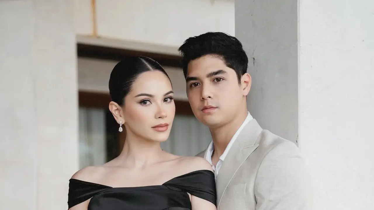 Gaya Pasutri Good Looking Al Ghazali dan Alyssa Daguise Saat Kondangan di Bali, Elegan Nuansa Netralfim