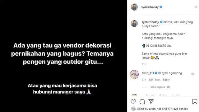 Unggahan Syakir Daulay