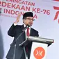 Ketua Majelis Syura PKS Salim Segaf bertindak sebagai inspektur upacara dalam upacara peringatan Kemerdekaan ke-76 RI di halaman kantor DPP PKS, Jakarta, Selasa (17/8/2021).(Foto: Istimewa)