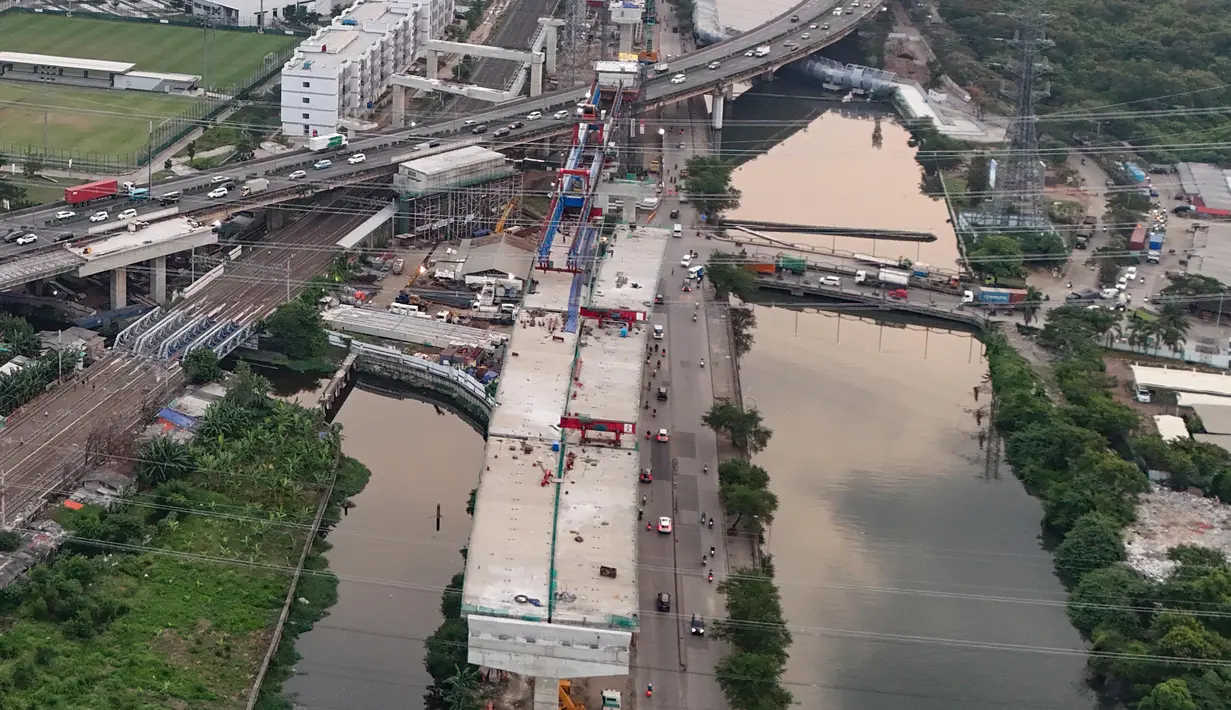 Saat ini, progres pembangunannya mencapai lebih kurang 25 persen. (merdeka.com/Arie Basuki)