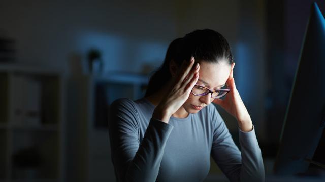 Ilustrasi stres karena pekerjaan