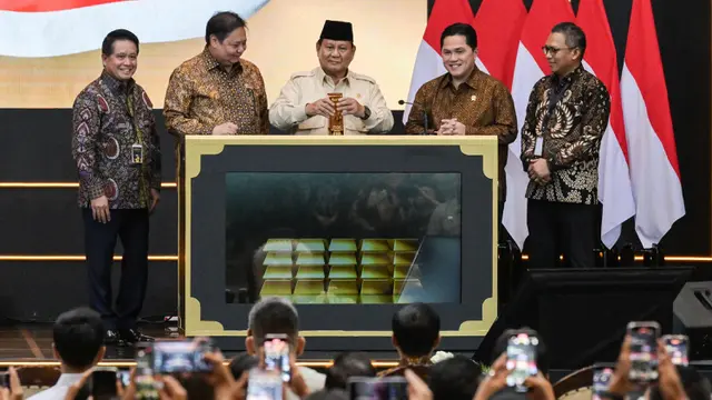 Presiden Prabowo Luncurkan Layanan Bank Emas