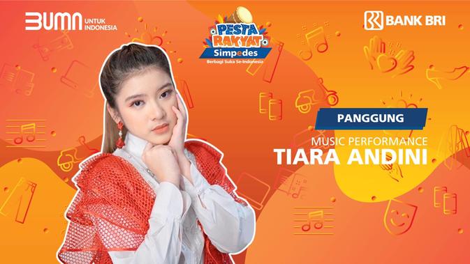 Tiara Andini tampil di Pesta Rakyat Simpedes 2020 - Episode 7, Sabtu, 21 November 2020.