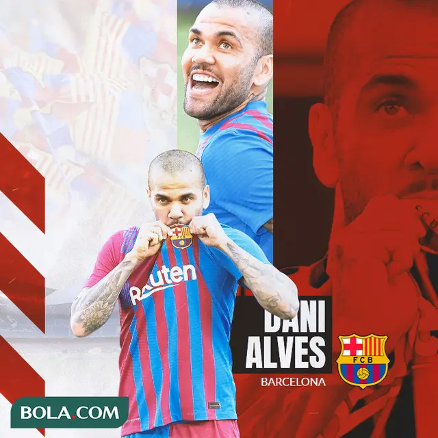 Barcelona - Ilustrasi Dani Alves