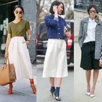 Style dengan celana kulot. (via: mozaic.co.id)