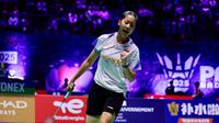 Putri Kusuma Wardani lolos ke perempat final final Kejuaraan Dunia Bulu Tangkis 2025.Putri KW mengalahkan Tomoka Miyazaki asal Jepang 21-12 dan 21-11&nbsp;di Adidas Arena, Paris, Prancis, Kamis (28/8).&nbsp;(foto: PBSI)