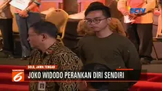 Presiden Jokowi sempatkan diri ikuti gladi resik terakhir setelah melakukan kunjungan kerja di Sragen, Jawa Tengah.