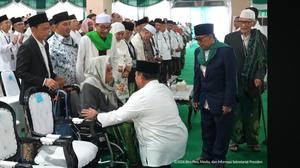 Prabowo di Muktamar NU: Jangan Sekali-Sekali Lupakan Jasa Ulama