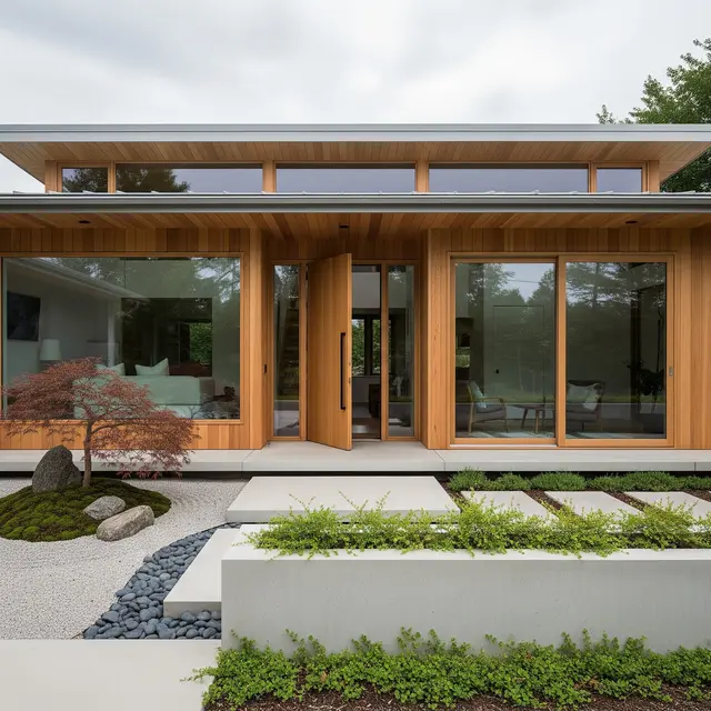 Desain Rumah Sederhana Tapi Mewah Tanpa Pagar